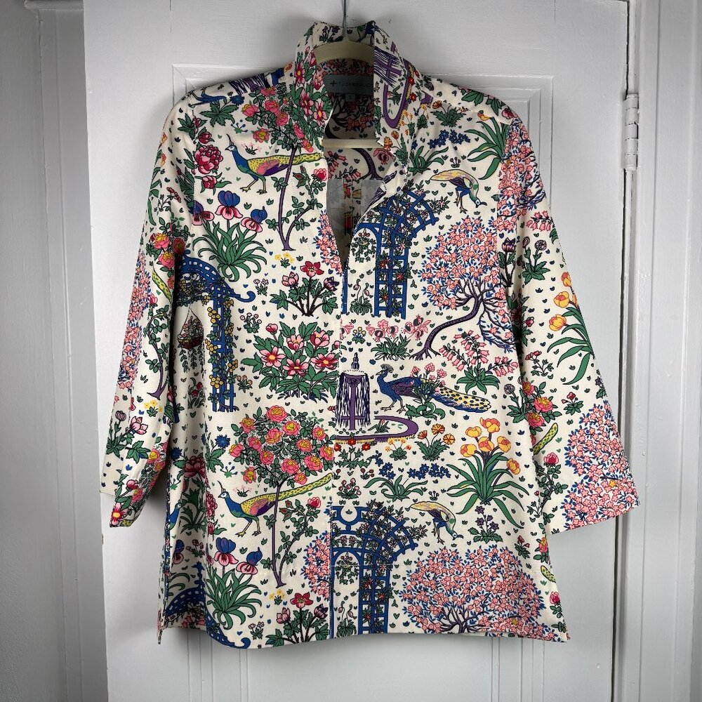 Tuckernuck Garden Print Tunic Top – Size Large
